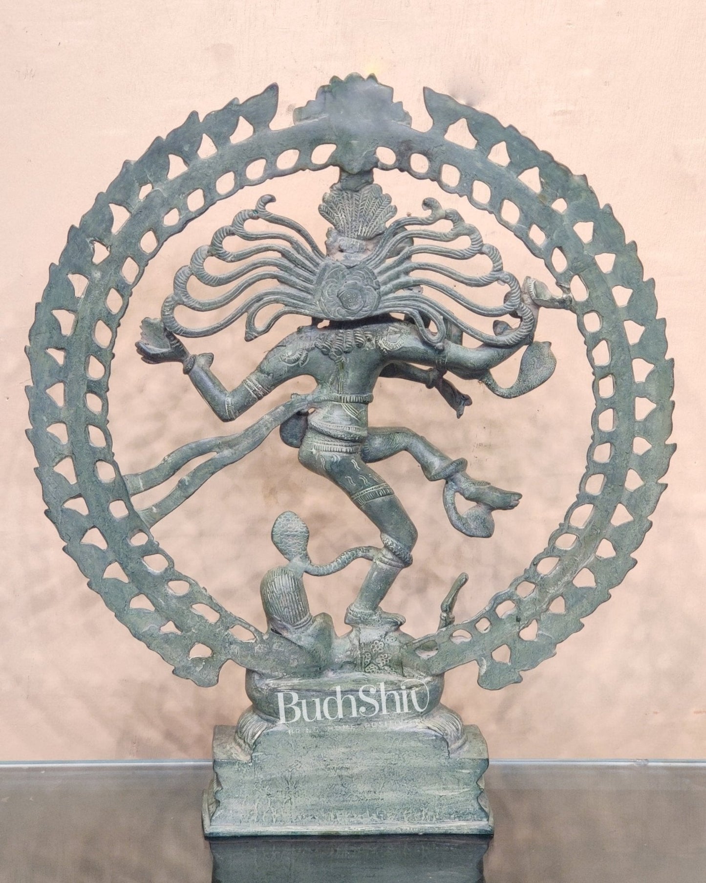 Brass Antique Finish Nataraja Statue - 20 Inch