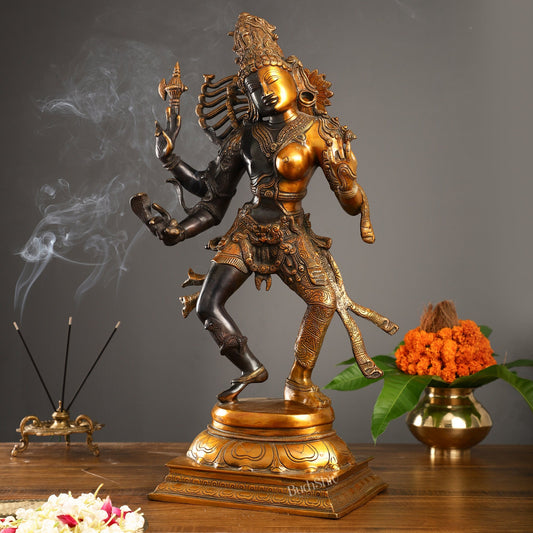 Brass ardhanarishvara Statue 24 inch