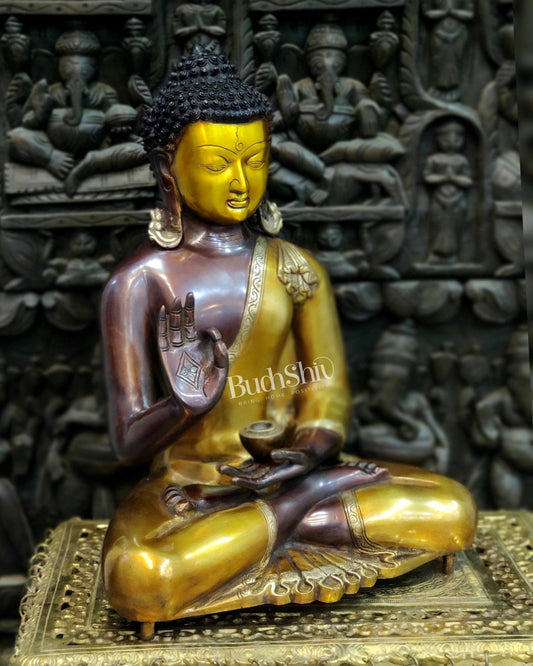Brass Blessing Buddha Duel tone 20"