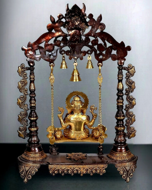 Brass Large Ganesha Swing - 26 inch