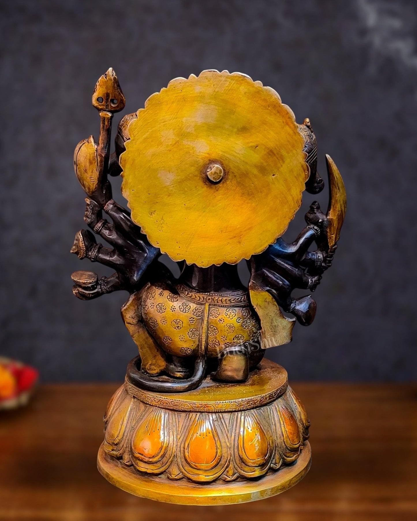 Brass Panchmukhi Hanuman 13"