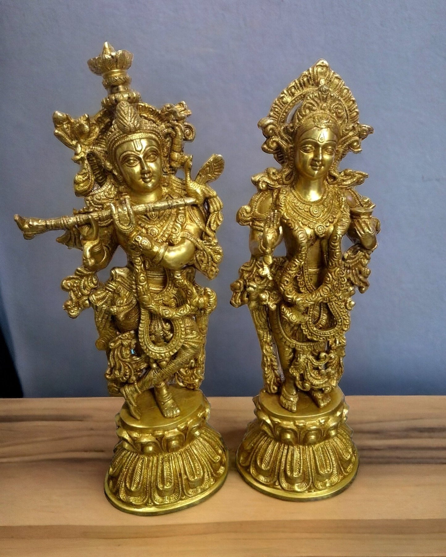 Brass Radha krishna idols 18 inch