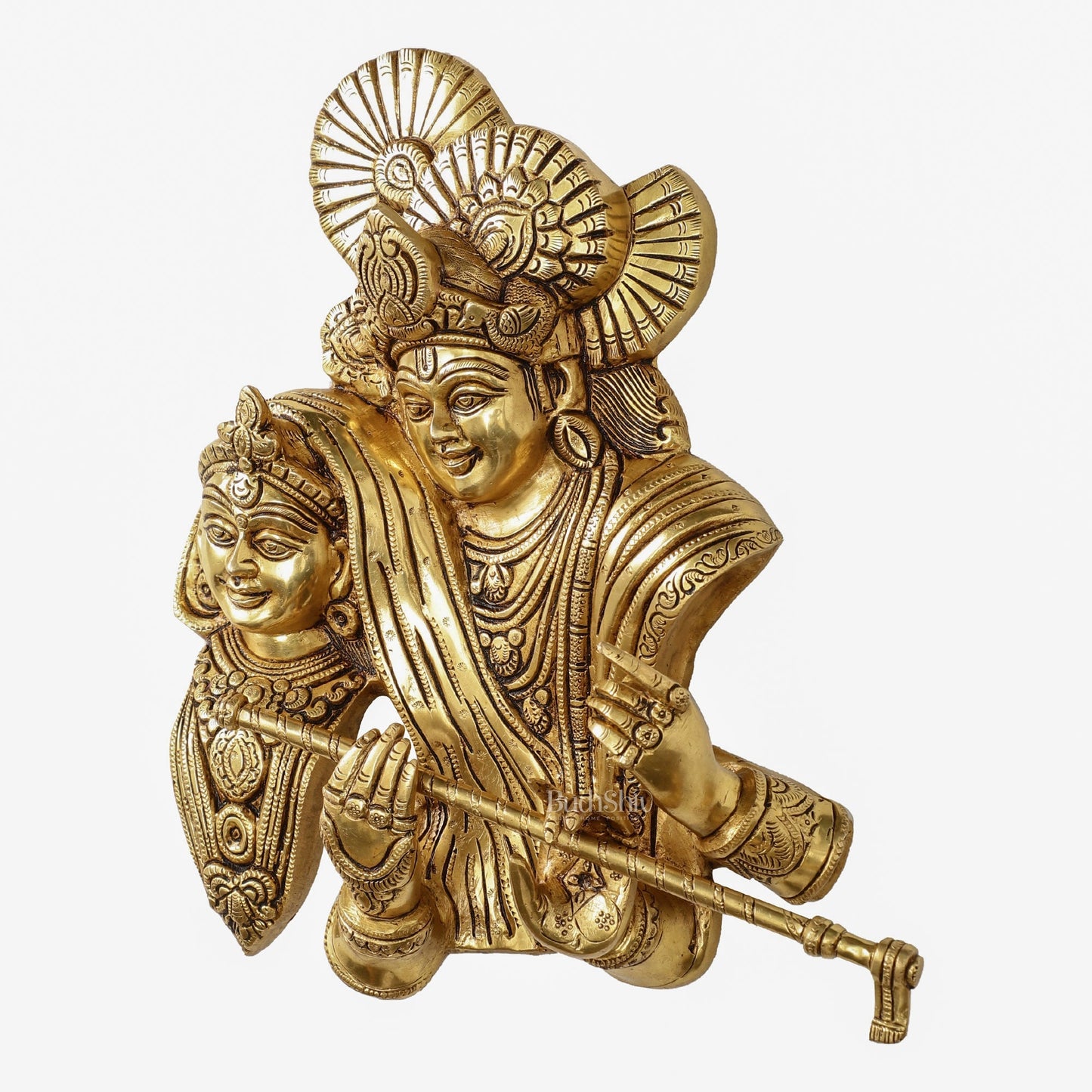Brass Radha Krishna Wall hanging 13 inch