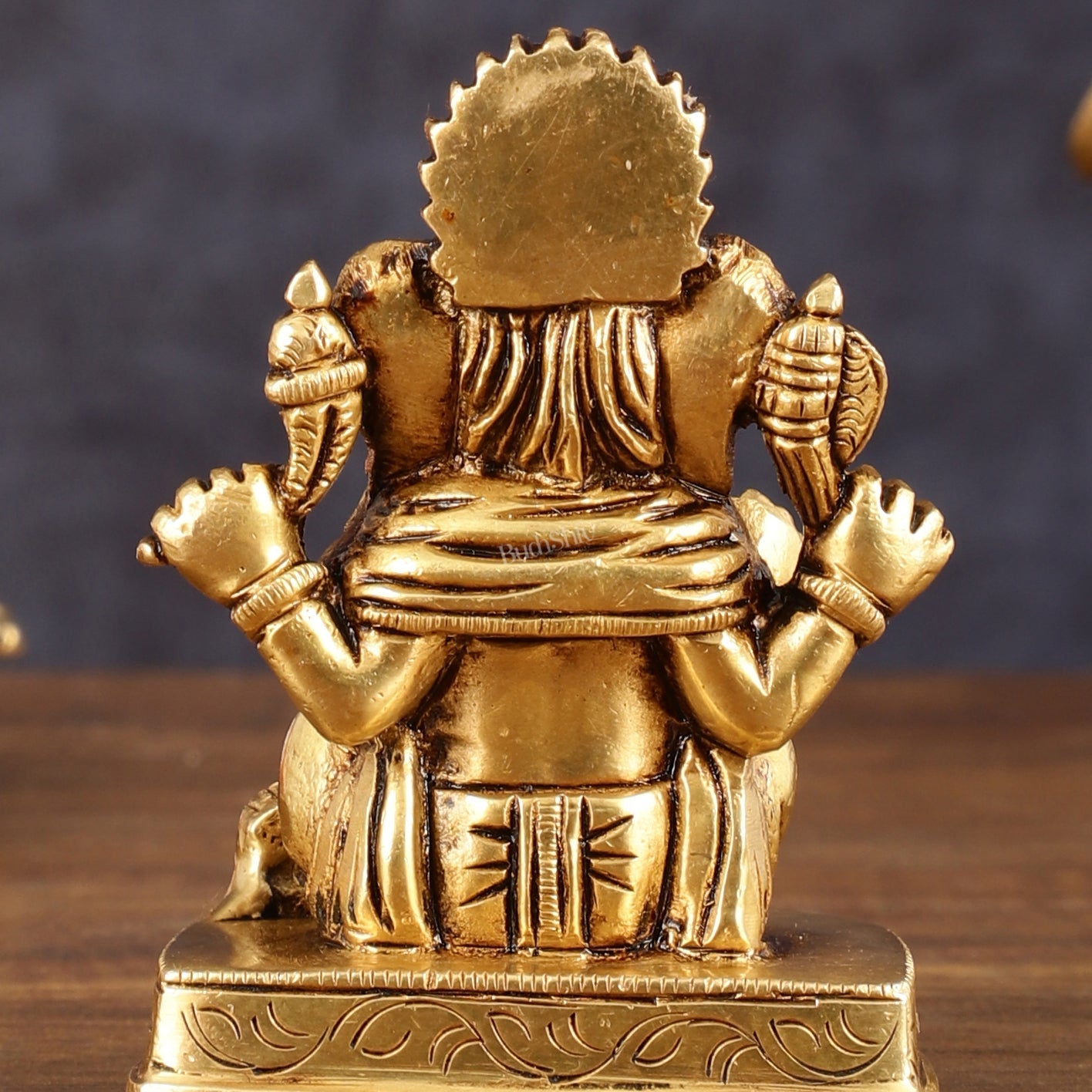 Brass Small Lord Ganesha Superfine Idol - 3" Height