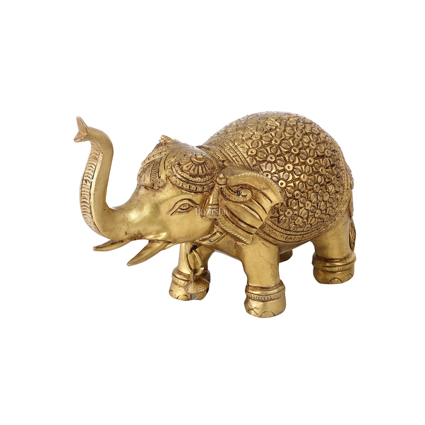 Brass Superfine Elephant Pair 6"
