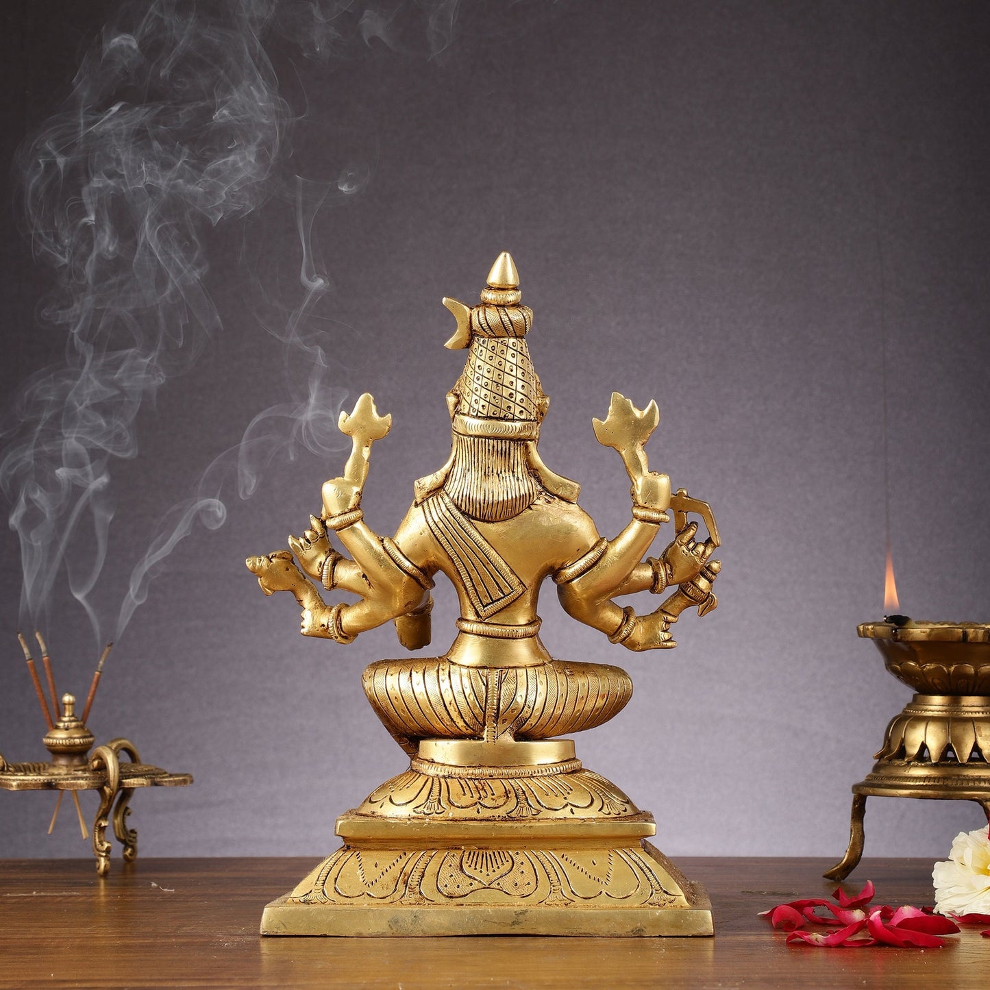 Brass Superfine Goddess Varahi Amman Idol - 11 Inch Statue