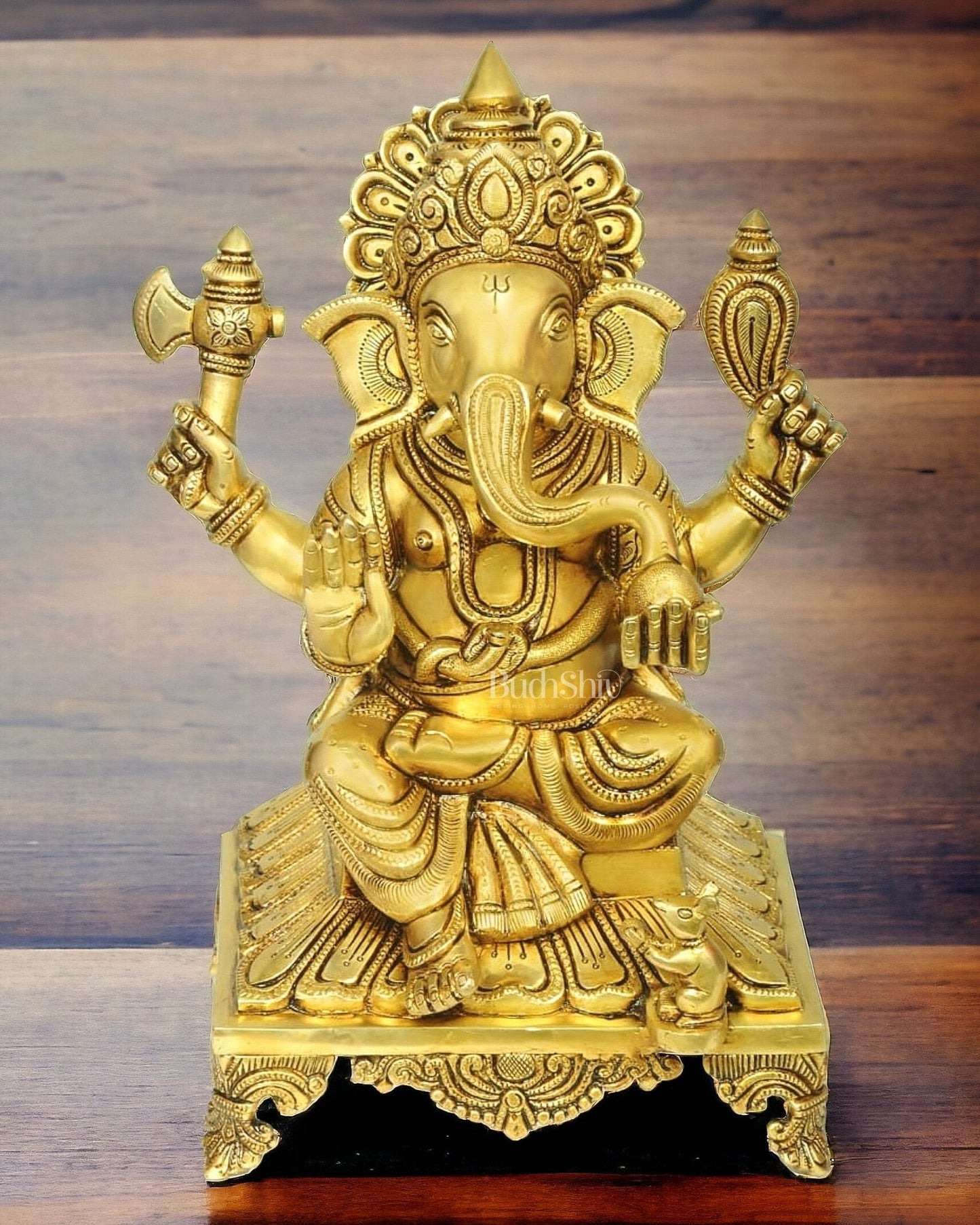 Brass Superfine Lord Ganesha statue 14 inch