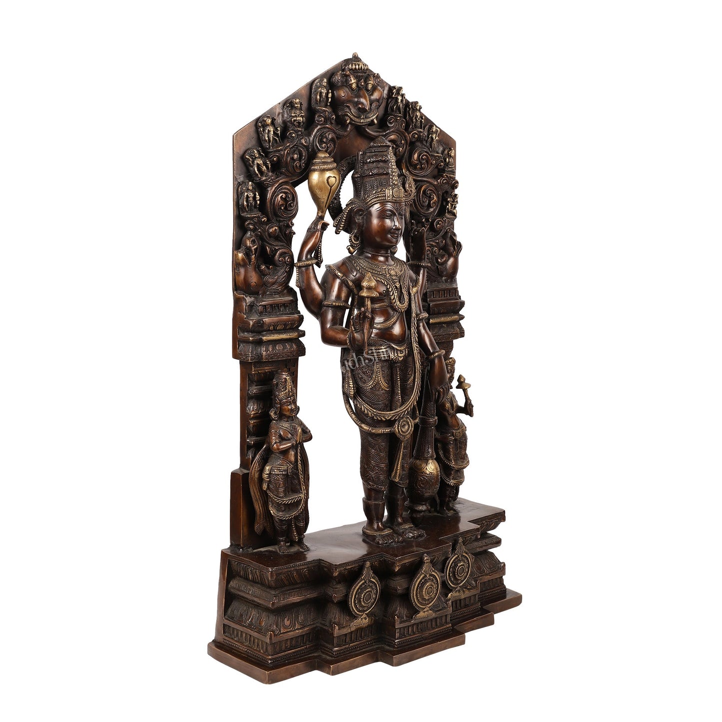 Brass Superfine Lord Vishnu Statue 29"