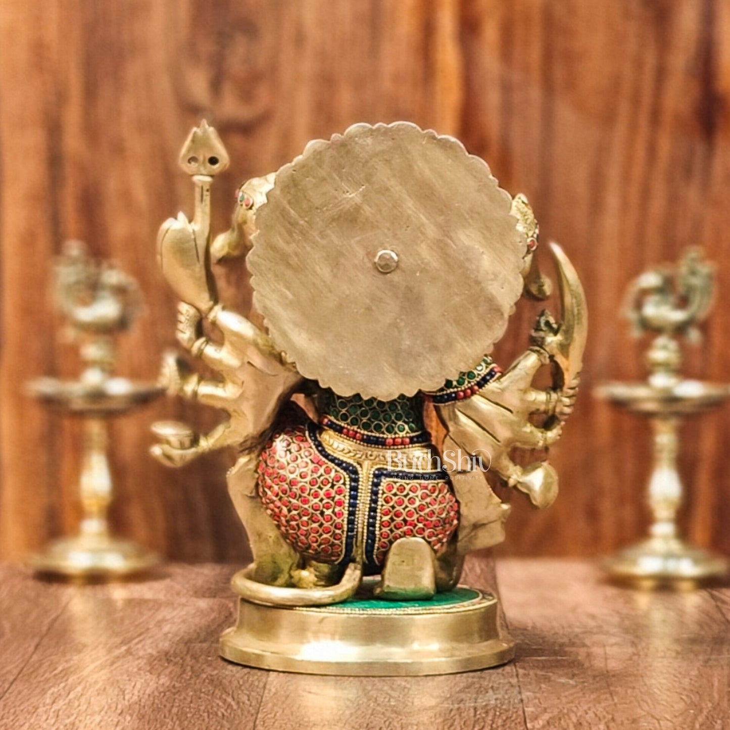 Brass Superfine Panchmukhi Hanuman 11 "