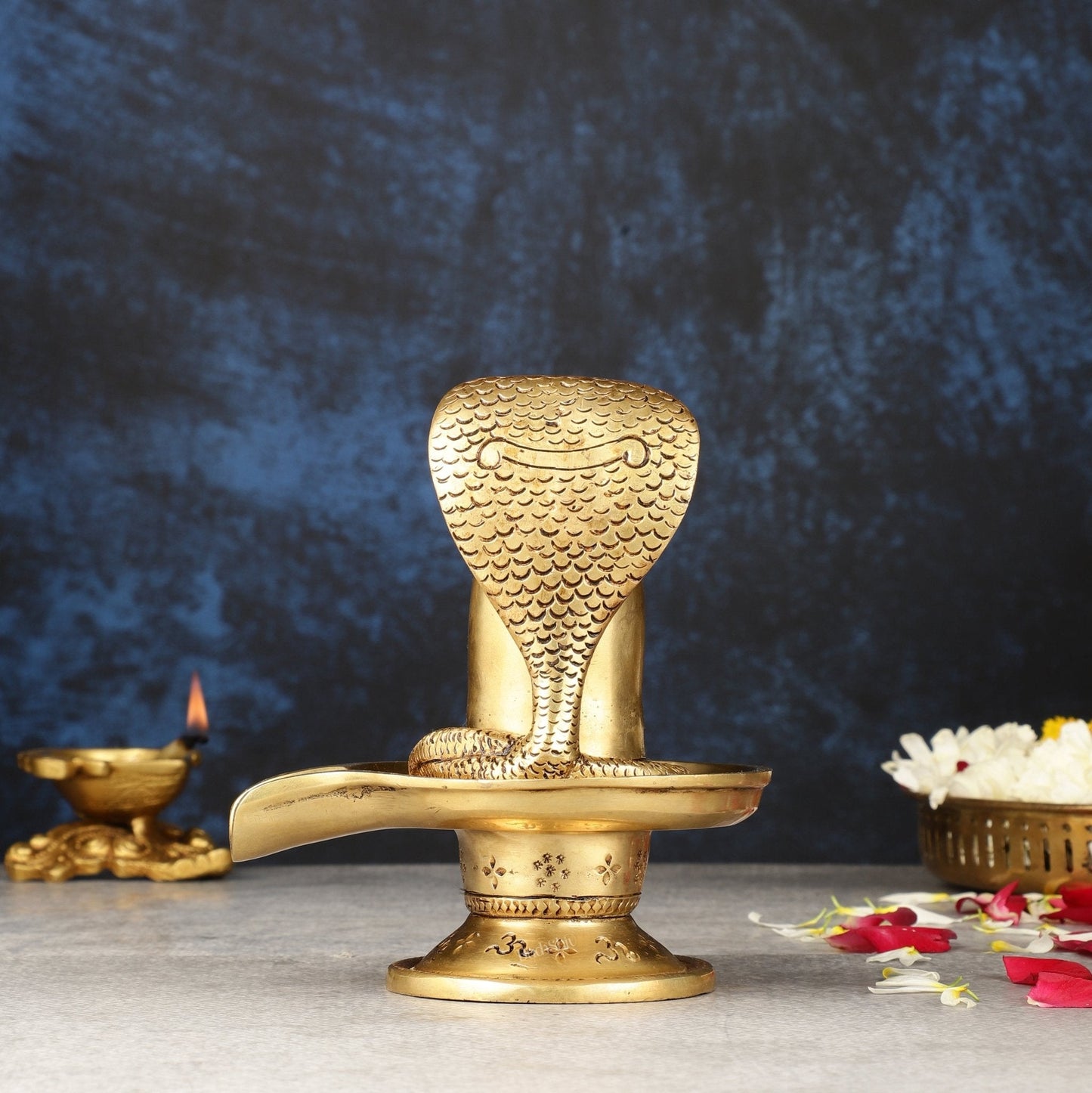 Brass Superfine Shiv Ling - 6"