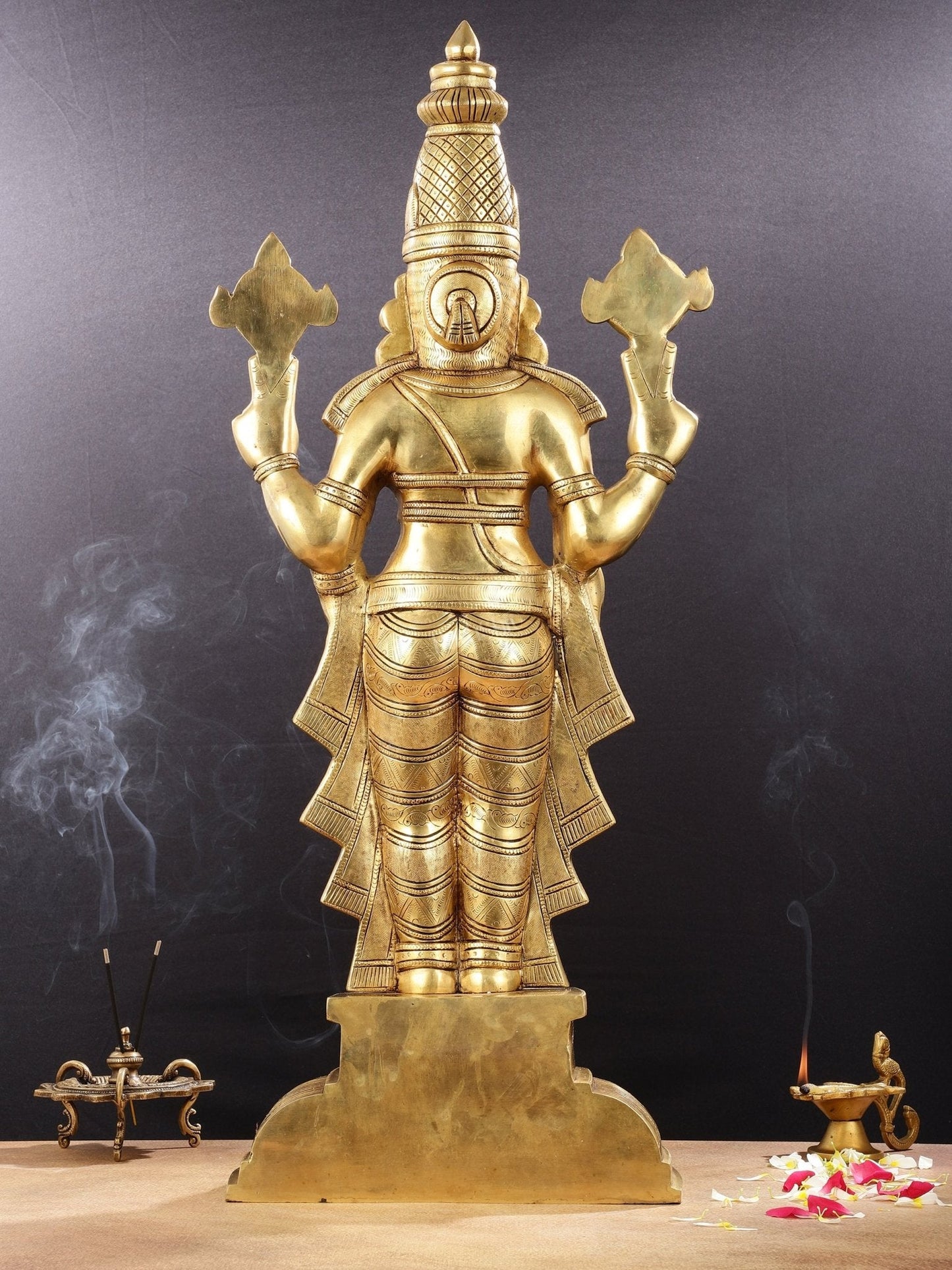 Brass Superfine Tirupati Balaji Statue - 30"