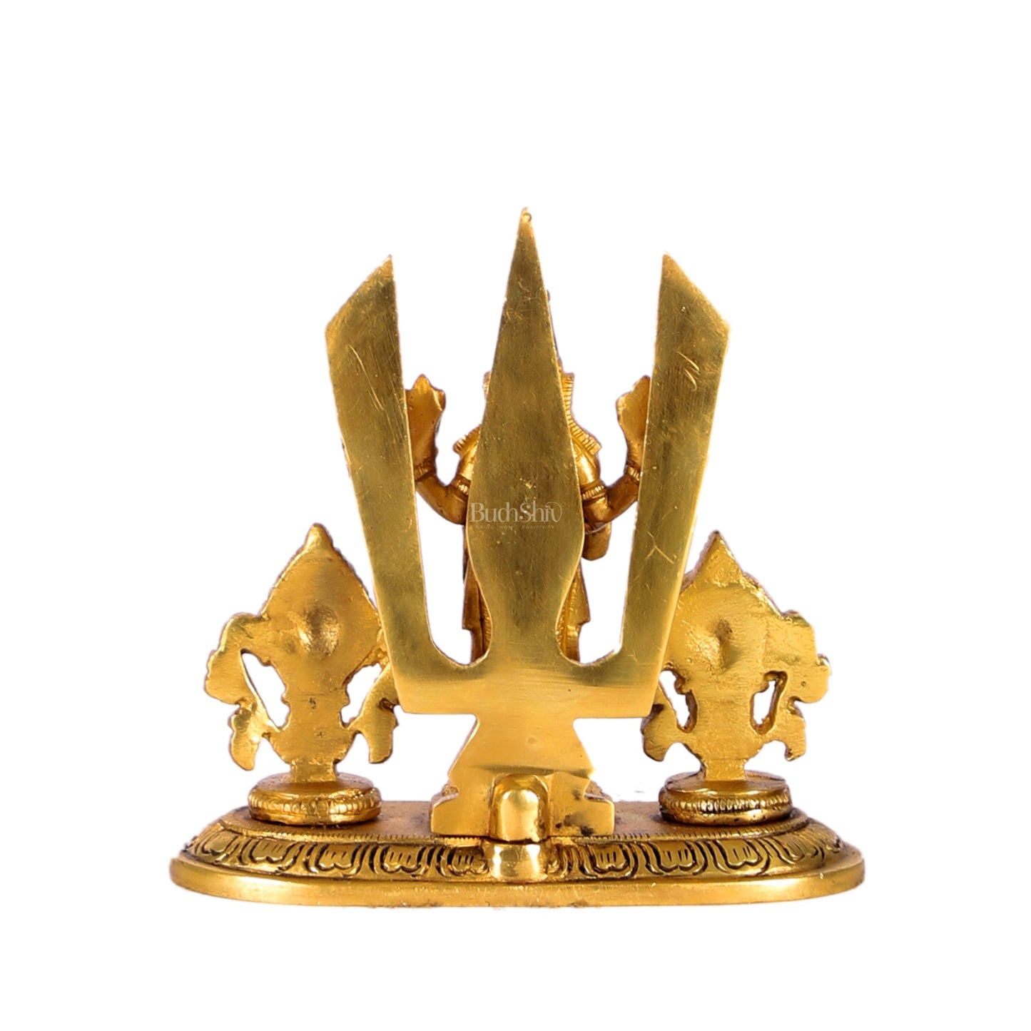 Brass Tirupati balaji Shankh Chakra Namah Accent 5 inch