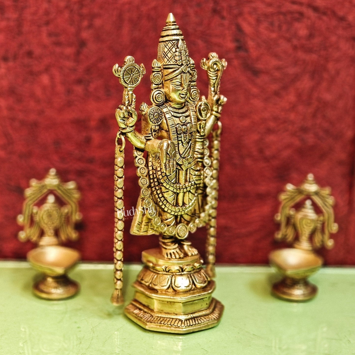 Brass Tirupati Balaji Statue 11 "