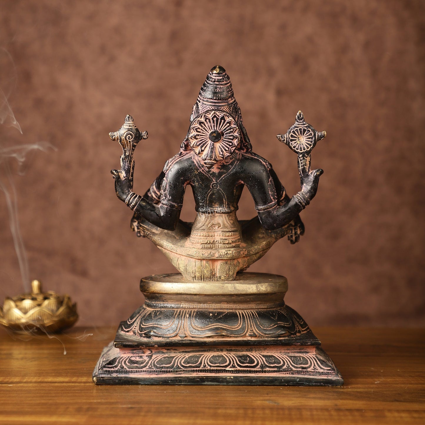 Brass Yog Narasimha swamy Statue 11"