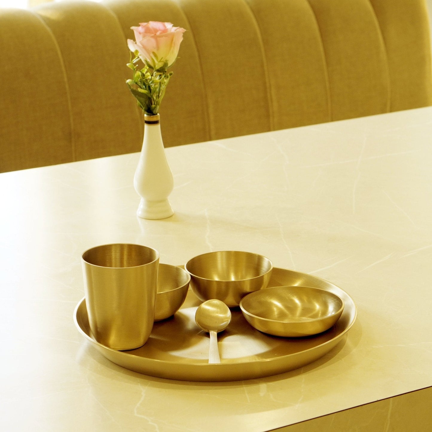 Kansa 6Pc Matte Dinner Set (11" Plate)