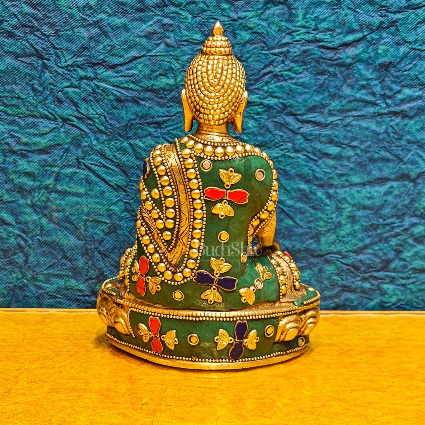 Buddha Brass idol Sakhyamuni 7.5"
