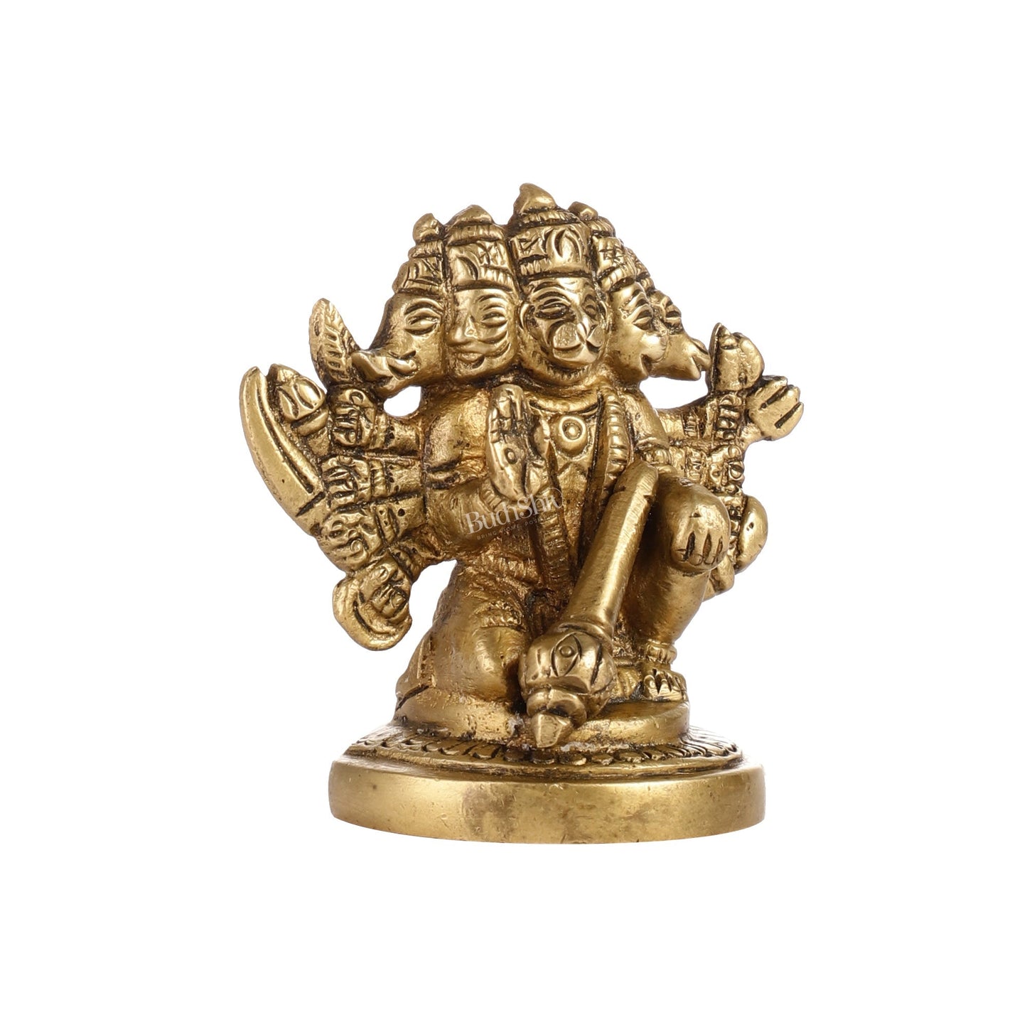 Buy Handcrafted Small Panchmukhi Hanuman Idol | Superfine Brass |