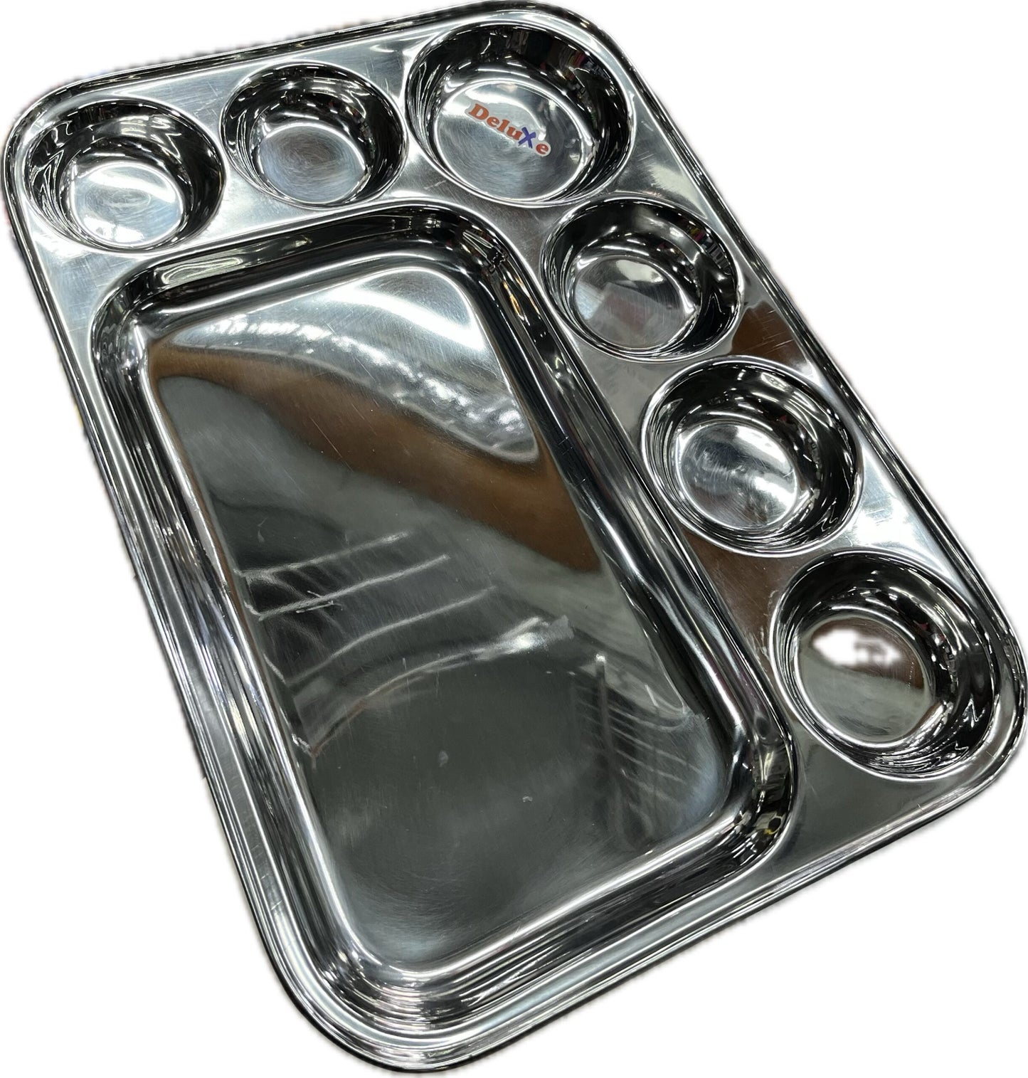 Stainless Steel Tiffin Plate - Durable & Stylish for Home & Kitchen