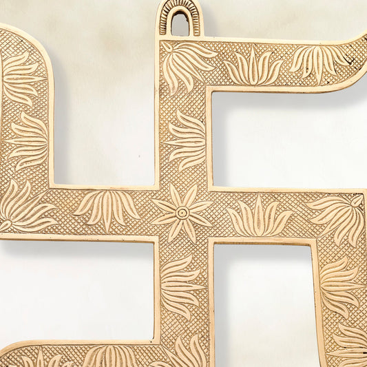 Brass Swastik Wall Hanging