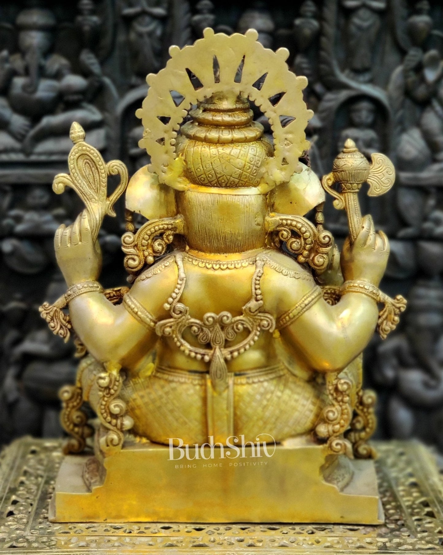 Brass Dagduseth Lord Ganesha statue 21 inch