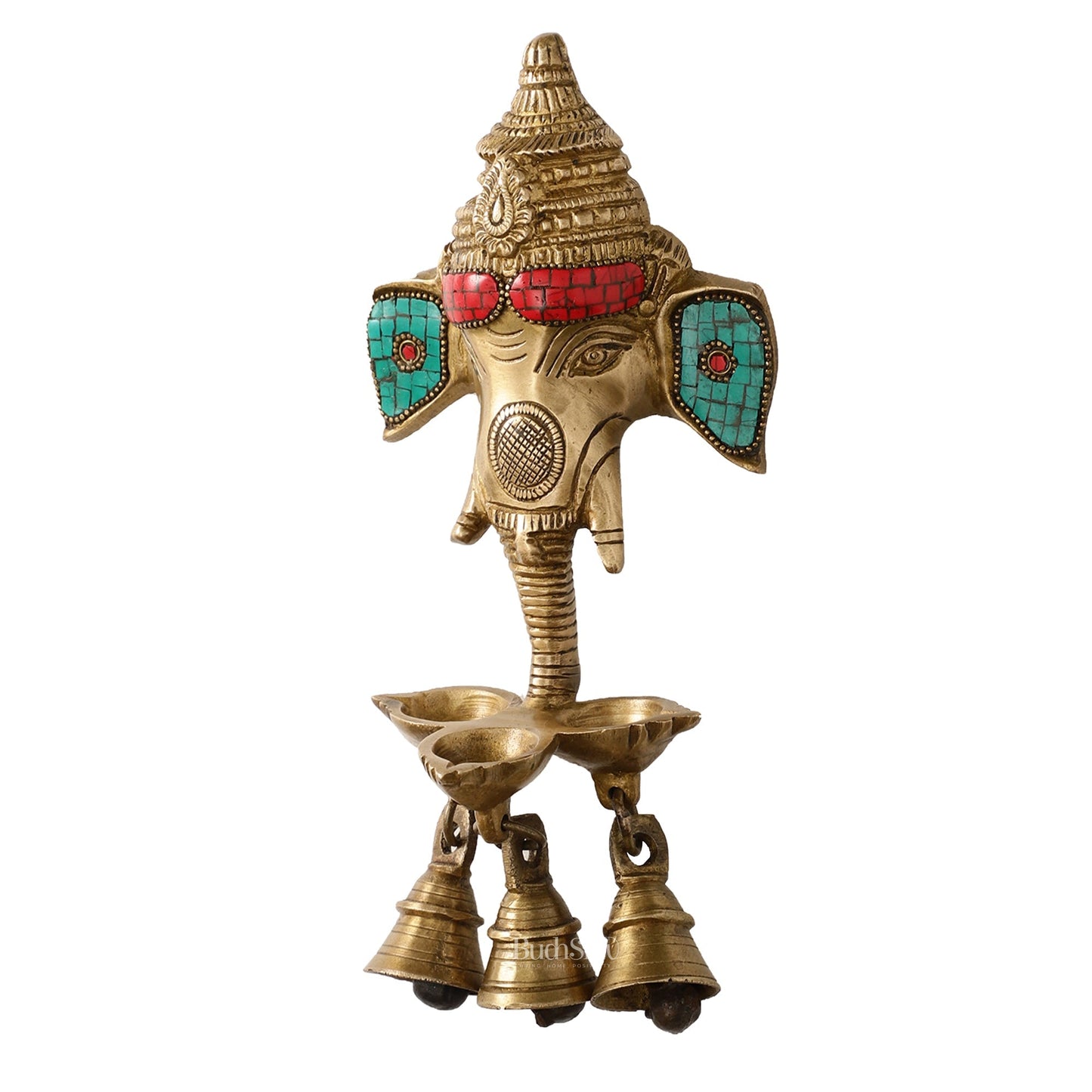 Ganesha Diya Lamp Wall Hanging diya 10"