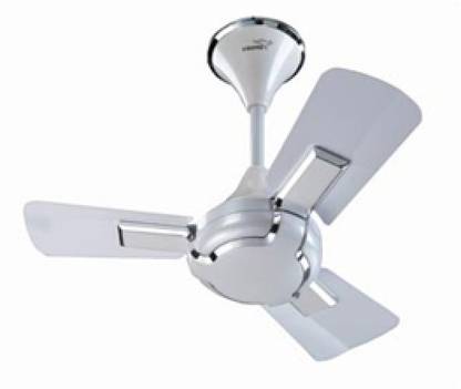 V-Guard GLADO PRIME 400 (24") with 36 Months Warranty Ultra High Speed 600 mm Ceiling Fan (PEARL WHITE SILVER | Pack of 1)
