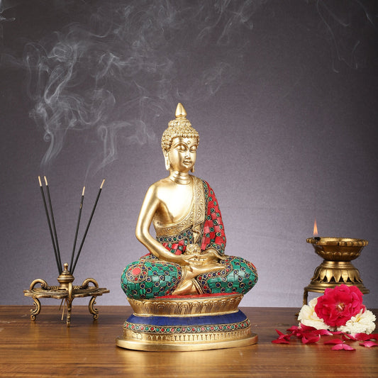 Handcrafted Meditation Buddha Idol - Cambodian Style