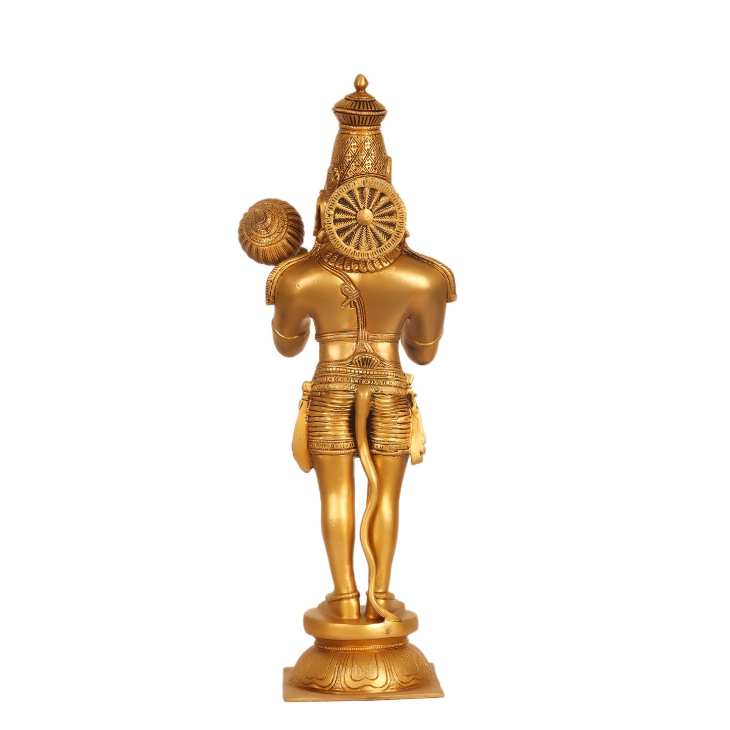 Hanuman Statue in Blessing Aashirwaad Mudra | Superfine Brass | 21.5" Tall