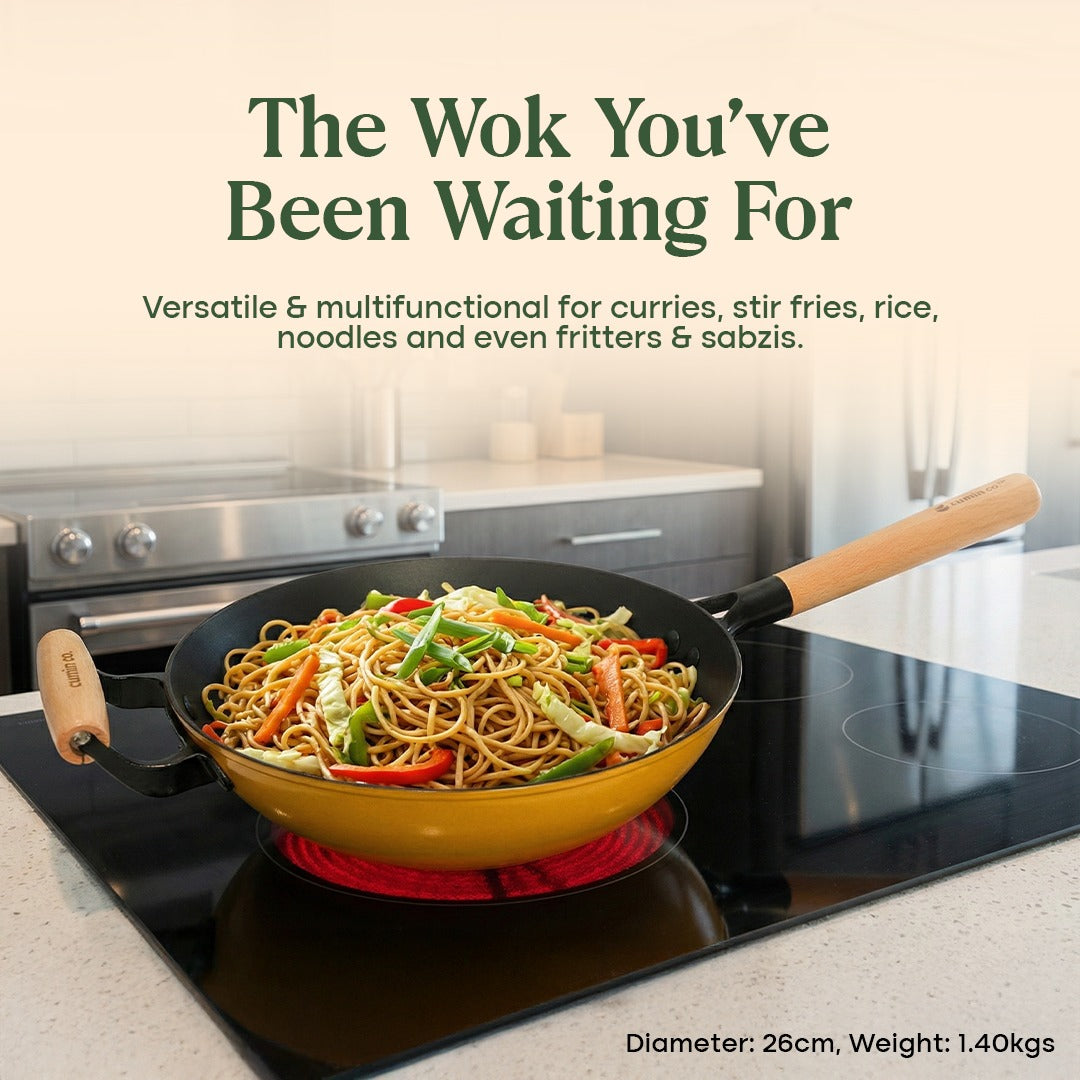 No. 10 Cast Iron Wok LITE (26cm)