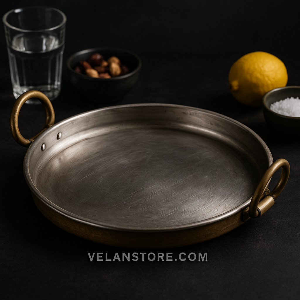 Brass Dosa Tawa: Naturally Non-Stick Tava & Uses Less Oil