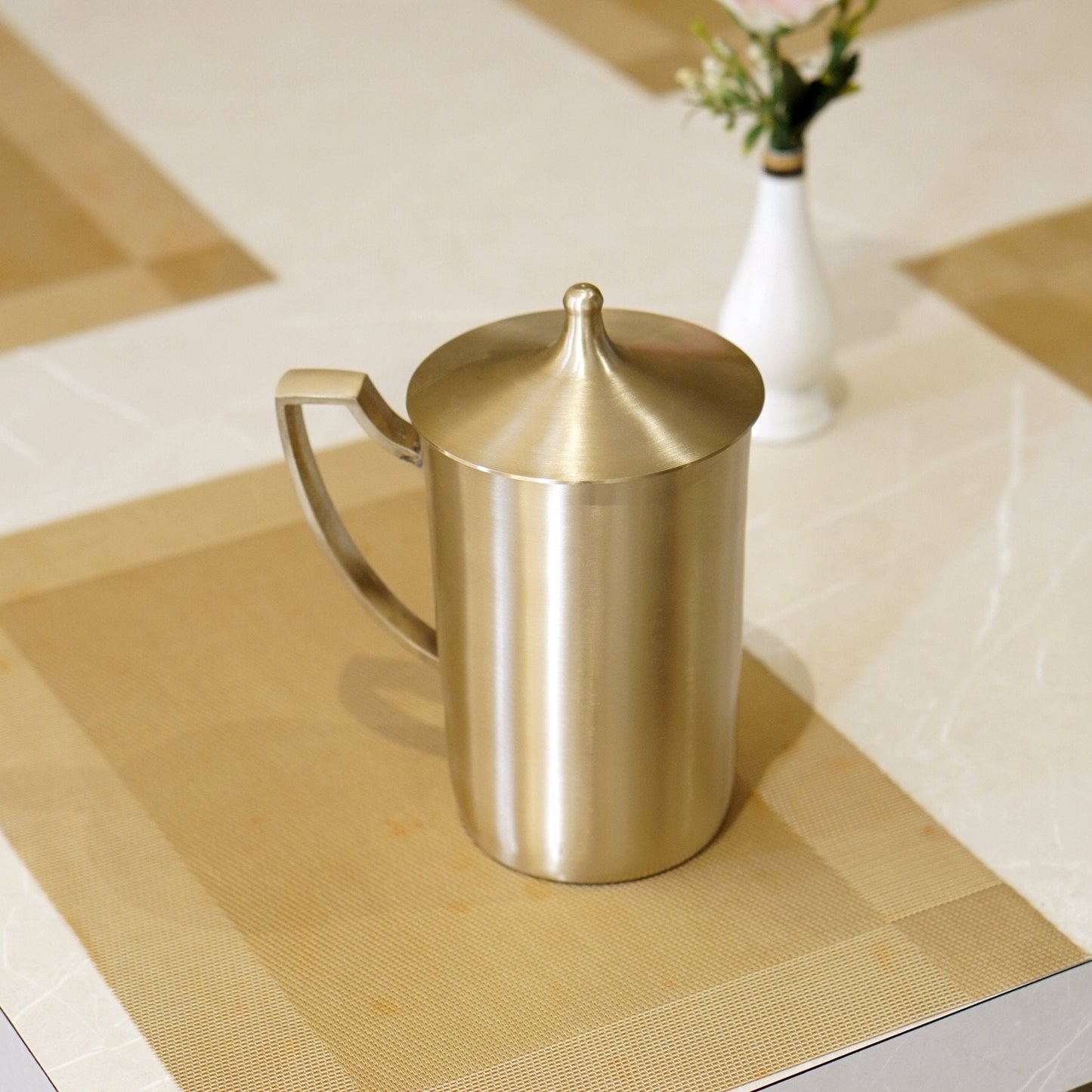 Kansa Jug/Pitcher with Matte Finish