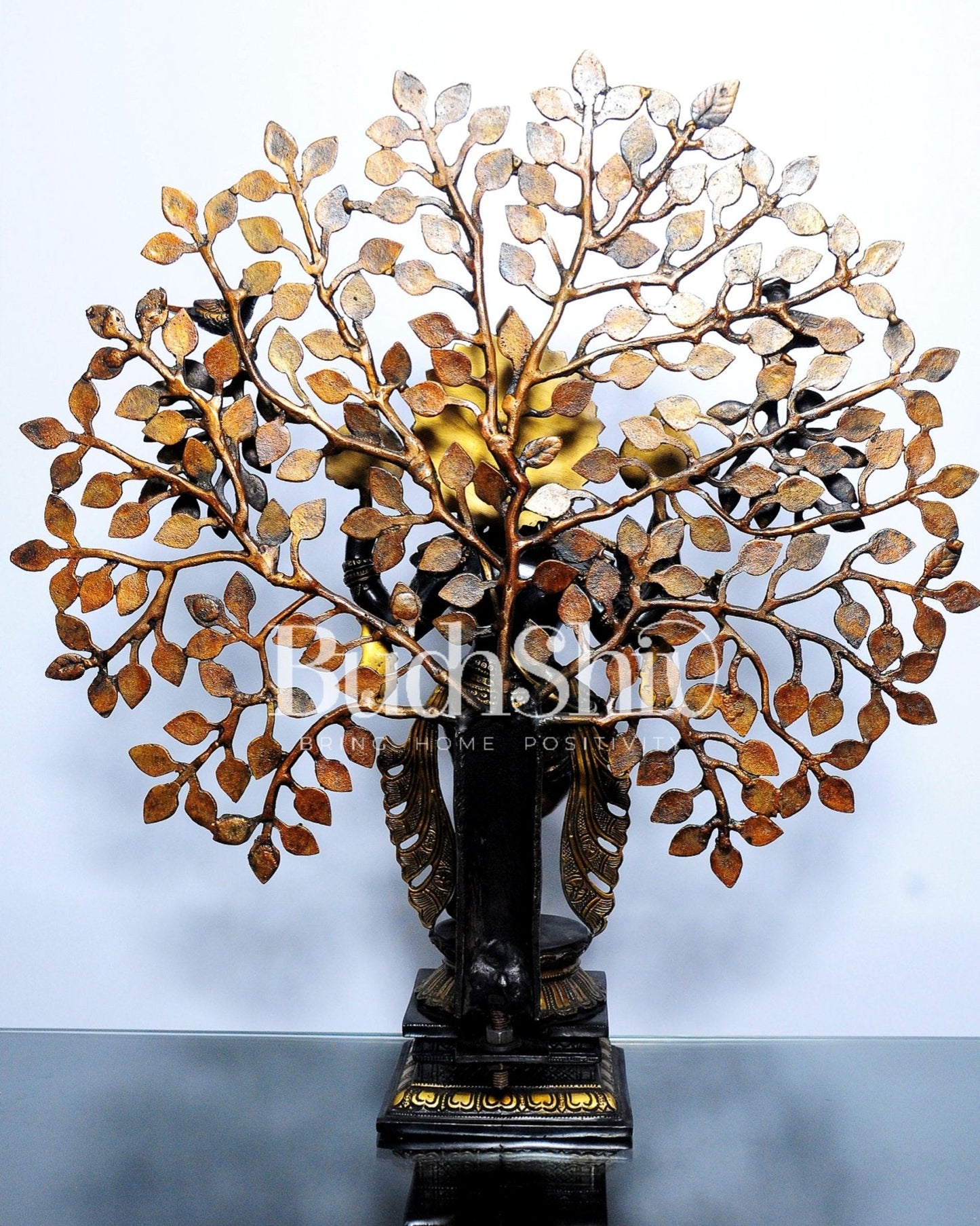 Krishna Brass idol Krishna with tree superfine brass statue 24 inches