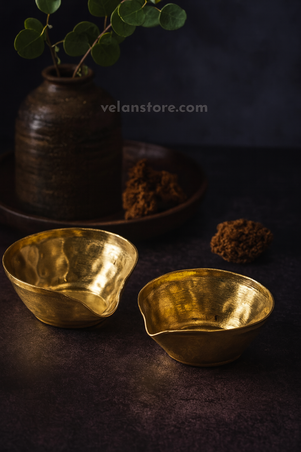 பித்தளை தியா (பரிசுப் பெட்டியில் 4 தொகுப்பு)