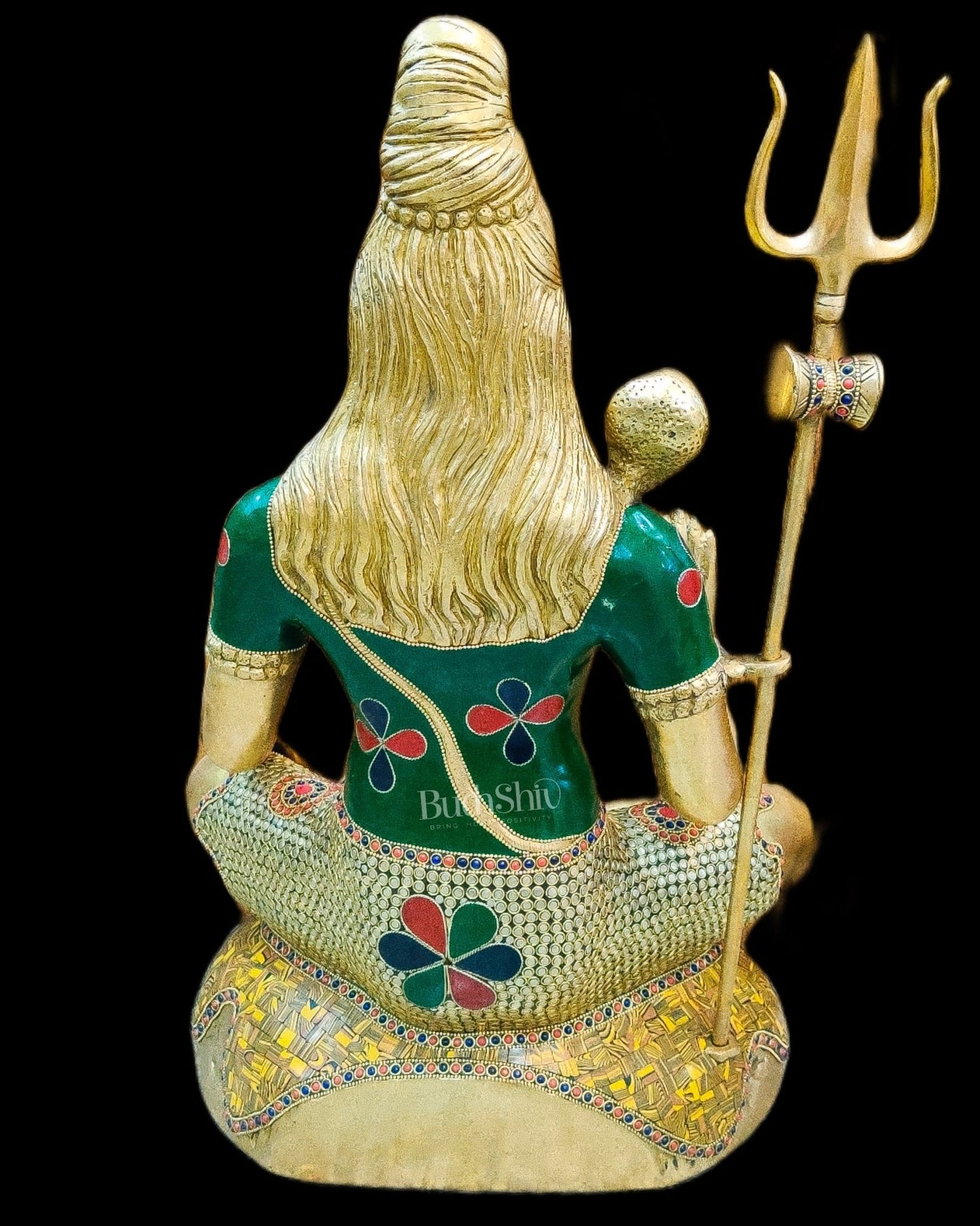 Handcrafted Pure Brass Lord Shiva Statue - 22.5 Inch