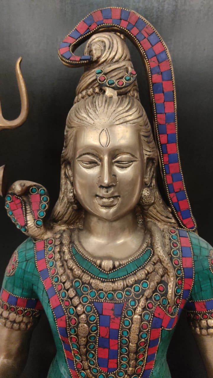 Lord Shiva Brass Idol 23 inches