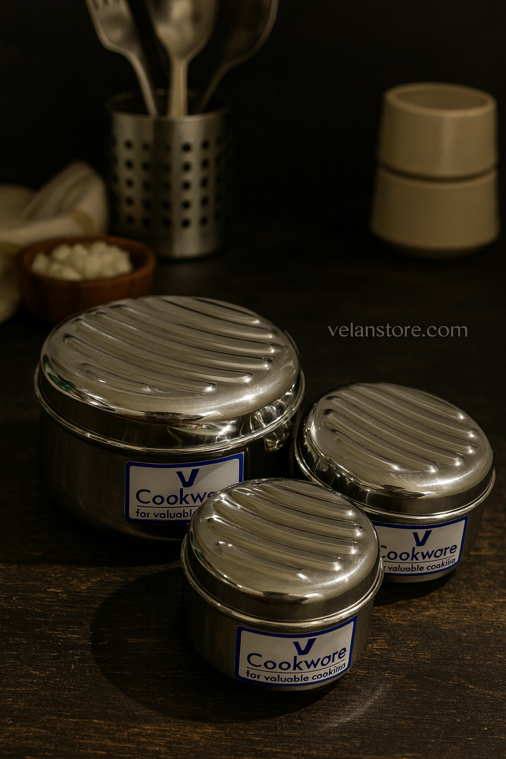 Vcookware Stainless Steel Stackable Lunch Containers