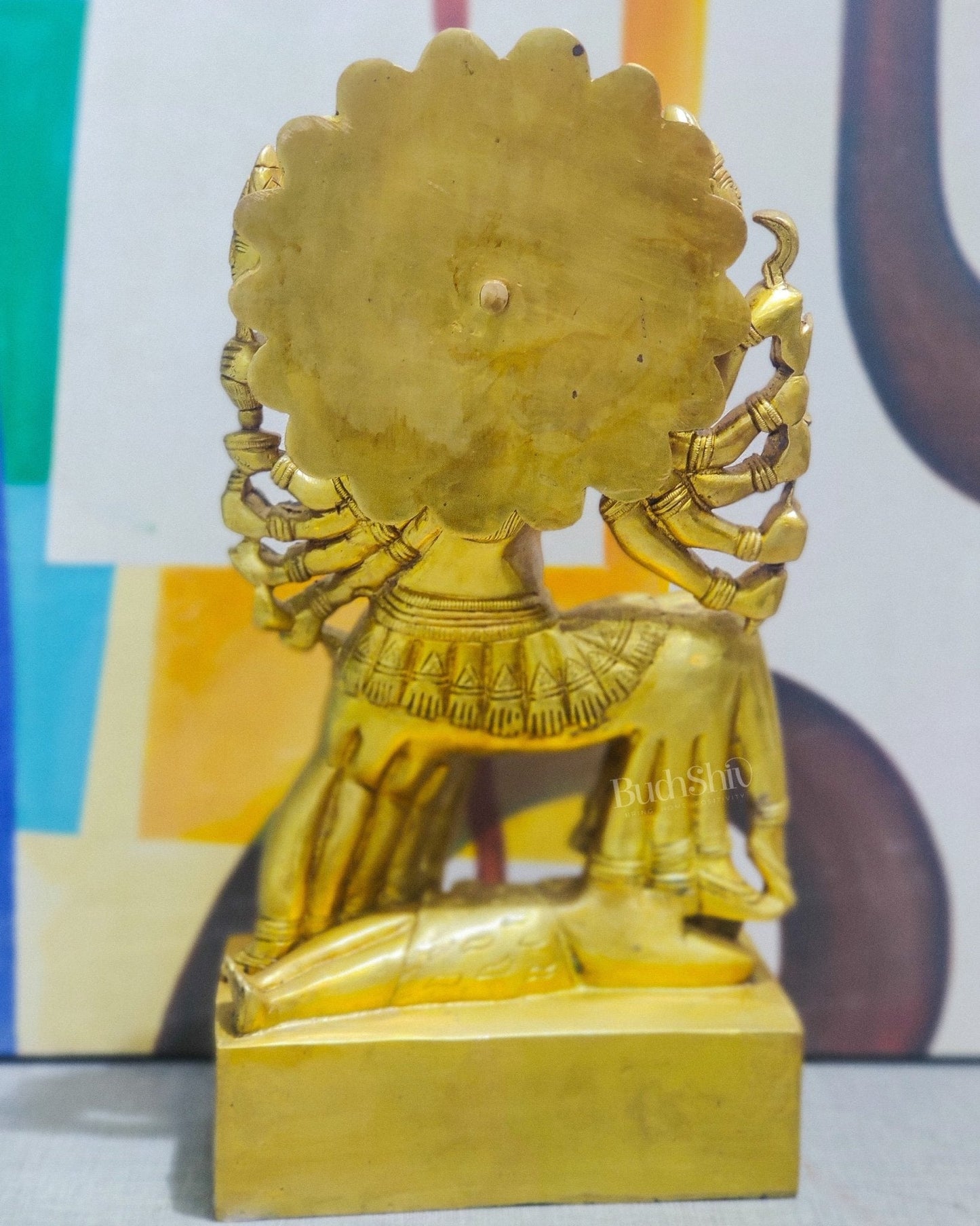 Mahakali Brass Statue 15 inch