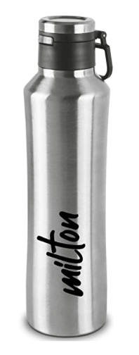 Milton Gulp 1100 Thermosteel 24 Hours Hot or Cold Water Bottle, 940 ml, 1 Piece, Silver