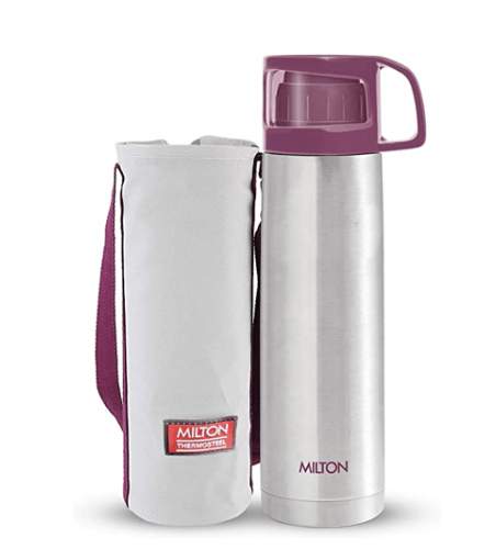 Milton Glassy 350 Thermosteel 24 Hours Hot and Cold Water Bottle