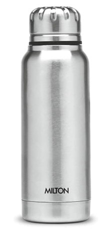 Milton Slender Stainless Steel Flask, 500 ml, Silver