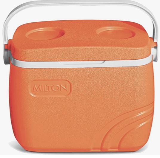 Milton Super Chill 14 Insulated Ice Pail, 1 Piece, 12.65 Litres, Orange | BPA Free | Easy to Carry | Food Grade | Ideal for Outdoor | Picnic | Travel | Events | Office
