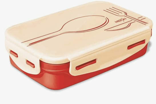 Milton Stainless Steel Tifin Box, 550 ml, Orange/Peach