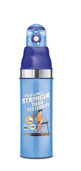 Milton Kool Stunner 900 Insulated School Kids Bottle with Inner Steel, 660 ml, Blue