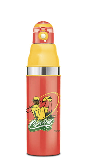 Milton Kool Stunner 900 Insulated School Kids Bottle with Inner Steel, 660 ml, Red