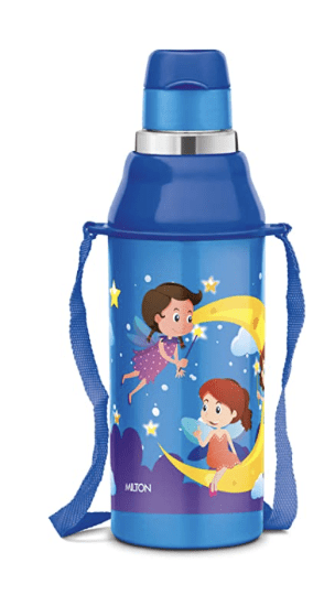 Milton Kool Steelight 404 Insulated School Kids Bottle with Inner Steel, 420 ml, Blue