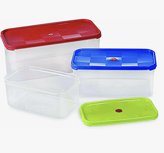 Nakoda 333 Bread Box Storage Container Organizer 3 Set for Kitchen