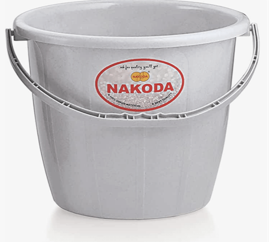 Nakoda Turbo Opaque Bucket Plastic Bathroom Bucket - 20 Litre (Color May Vary)