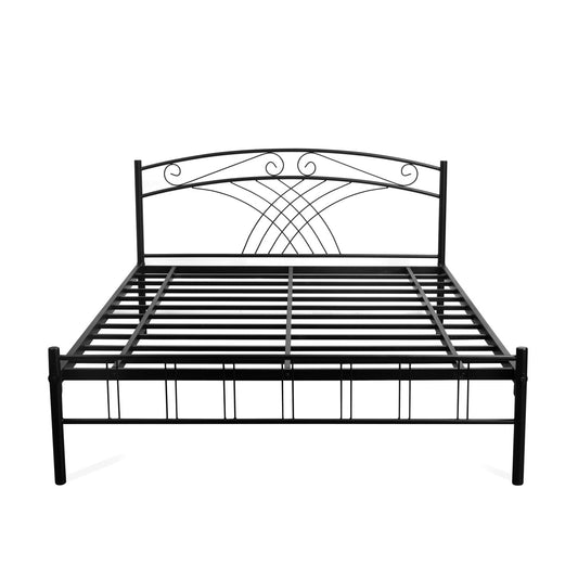 Nilkamal Nimbo Metal Queen Bed (Black)