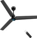 Atomberg Renesa with 3 Year Warranty BLDC Motor with Remote 1200 mm Ceiling Fan (5 Star | Midnight, Black | Pack of 1)
