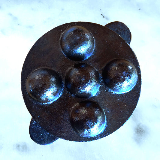 Cast Iron Paniyaram 5 Pits